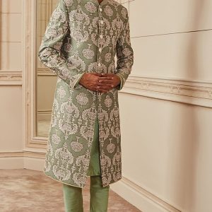 Embroidered Sherwani Set
